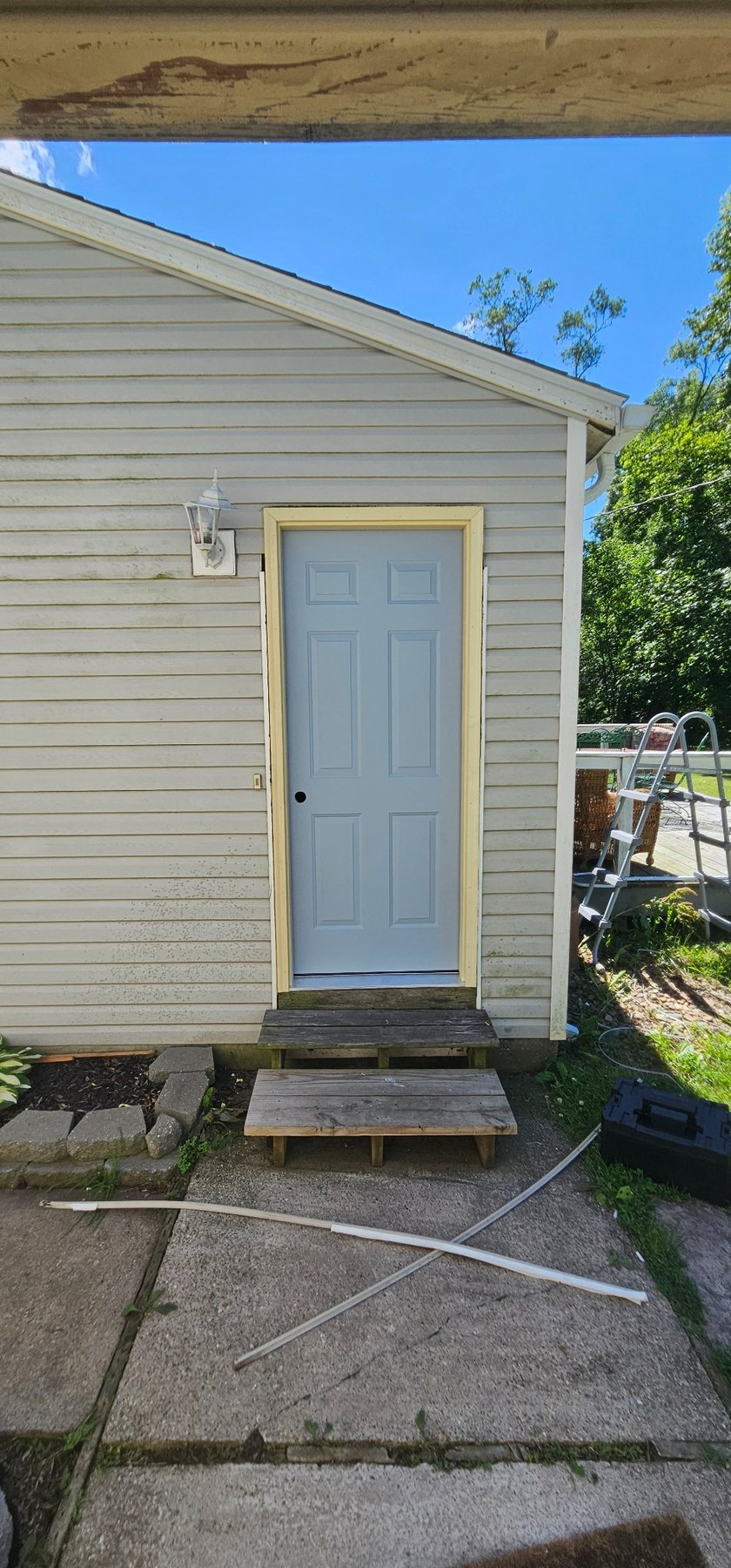 Exterior Door Before & After